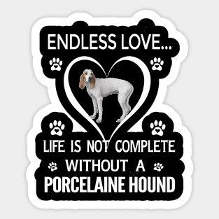 Porcelaine Hound Lovers Sticker